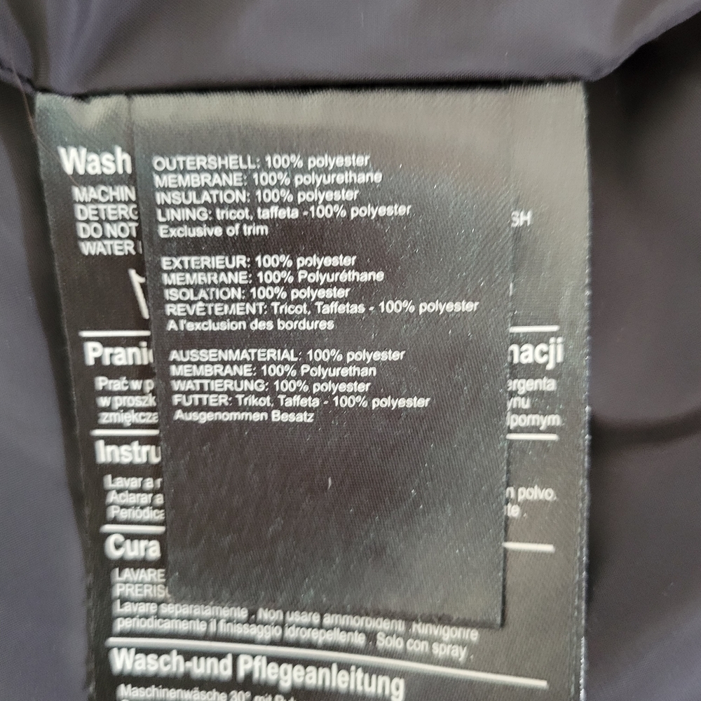 Burton Women's Quilted Black Puffer Parka Insulated Hooded Extra Small 0/2 - Picture 6 of 9